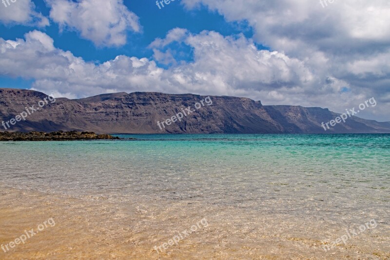 Playa Francesca La Graciosa Canary Islands Spain Africa