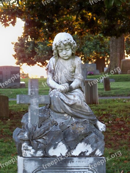 Cross Tombstone Gravestone Cemetery Graveyard