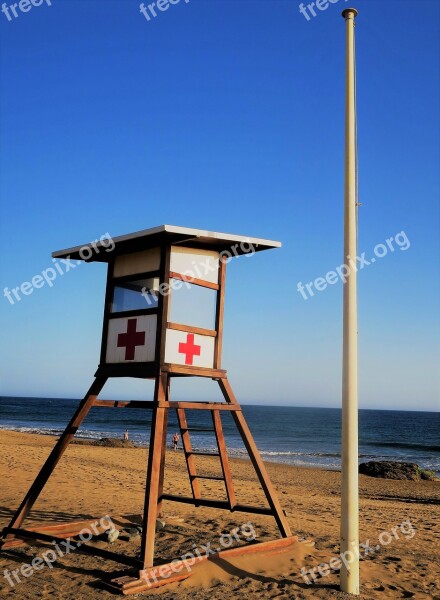 Lifeboat Station Building Water Rescue Red Cross Tower