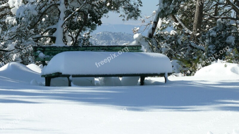 Bank Snow Nevado Winter Nevada