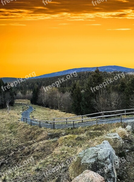 Resin Boulder Mountain Landscape Nature