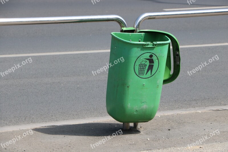 Dumpster Limit Road Green Free Photos