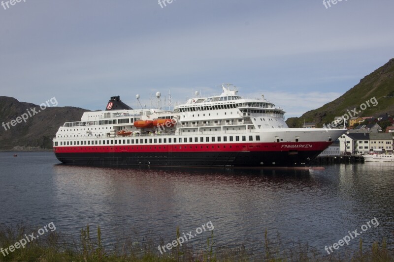 Nordkapp Ship Travel Norway Finnmark