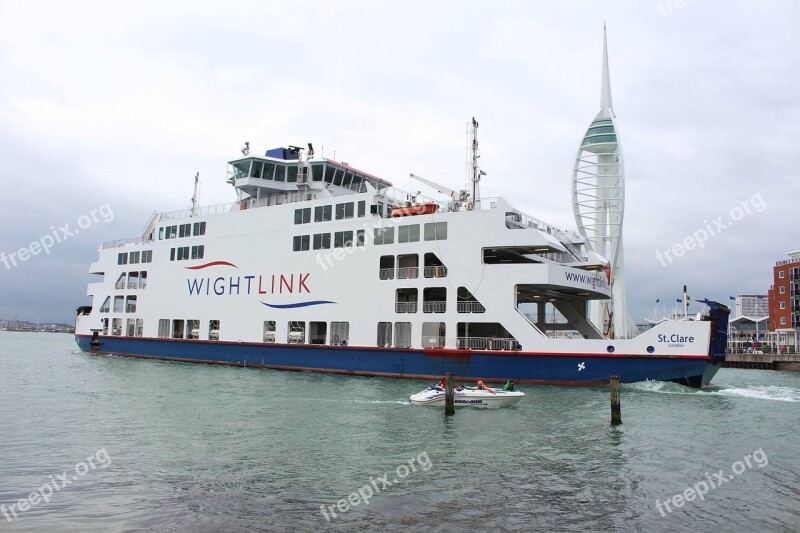 Portsmouth Boat Sea London England