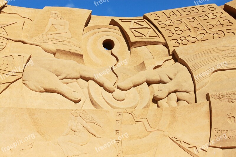 Sculpture Sand Artwork Festival Sand Sculpture