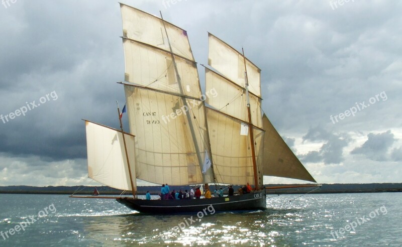 Sailboat Former Brest Free Photos