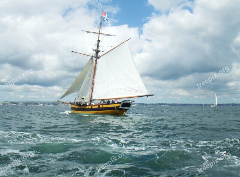 Sailboat Former Brest Free Photos