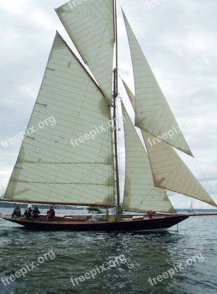 Sailboat Former Brest Free Photos