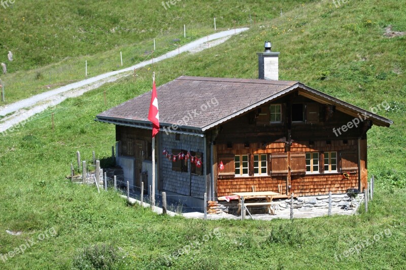 Alpine Hut Meiringen Mountains Alpine Alpine Walk