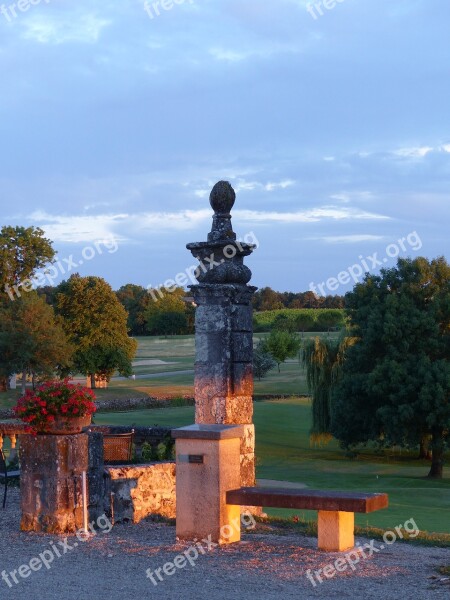 Sunset Castle Heritage France Tower