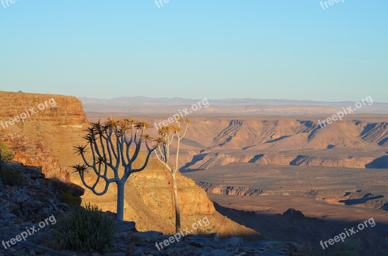 Fish River Canyon Africa Namibia Landscape Gorge