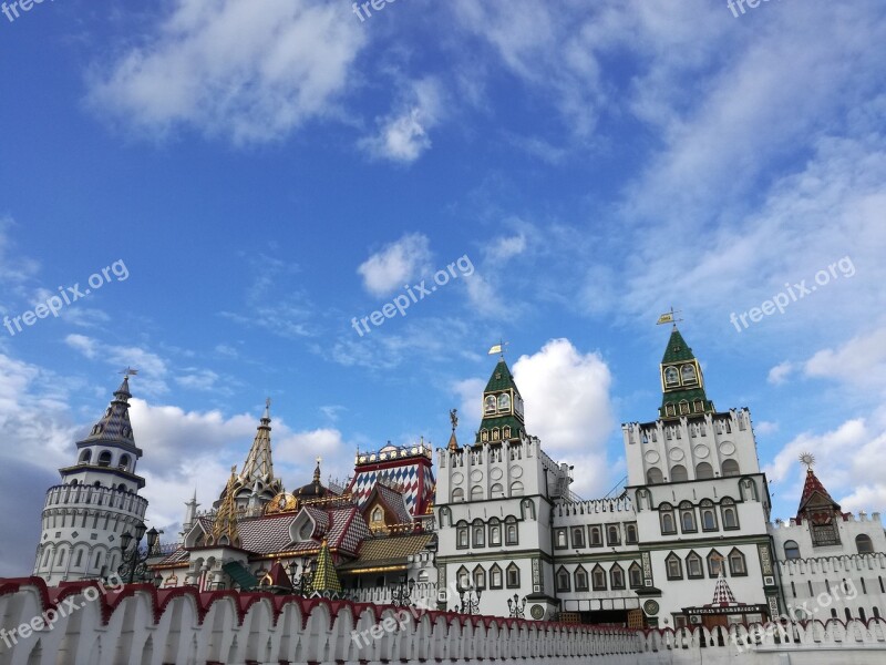 Moscow Izmailovo The Kremlin Architecture The Izmailovo Kremlin