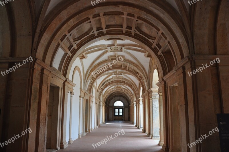 History Corridor Old Architecture Stone