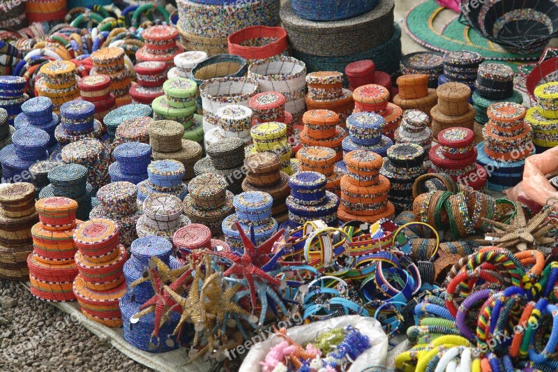 Tanzania Open Market Baskets Free Photos