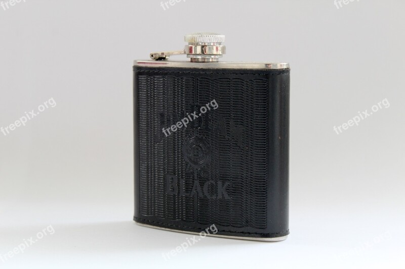 Hip Flask Whisky Glass Alcohol Drink