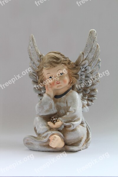 Angel Porcelain Figure Decoration Christmas