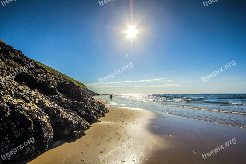 Coast Ocean Sand Reefs Sun