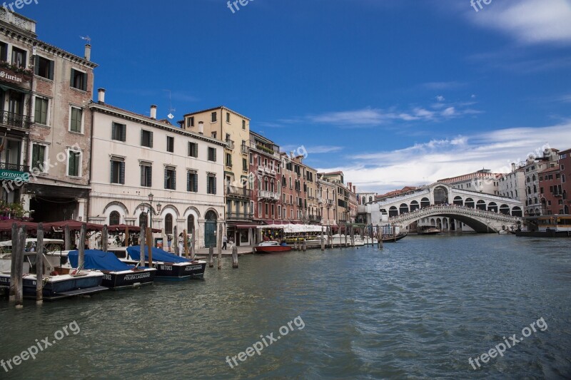 Italy Venezia Water Vacation Summer