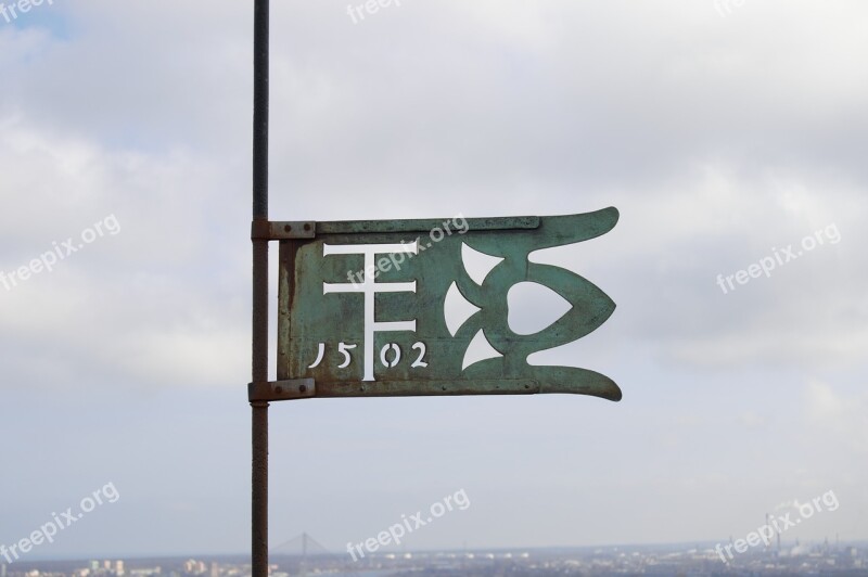 Pennant Roof Vane On The Roof Free Photos