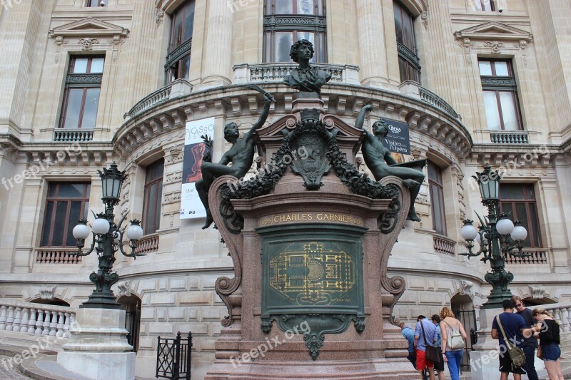 Paris France Architecture Opera Garnier