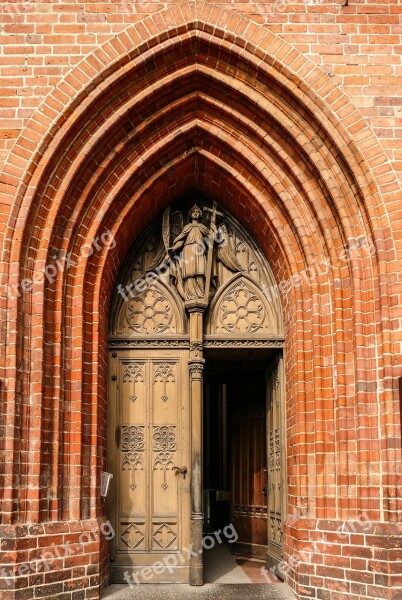 Door Goal Old Antique Wooden Door