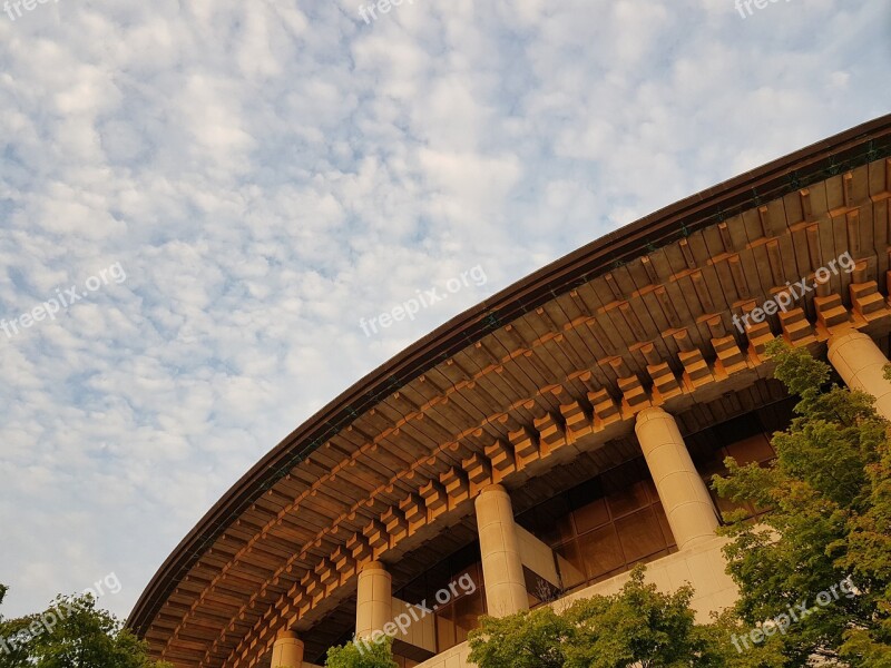 Art Eaves Sky Cloud Seoul Arts Center