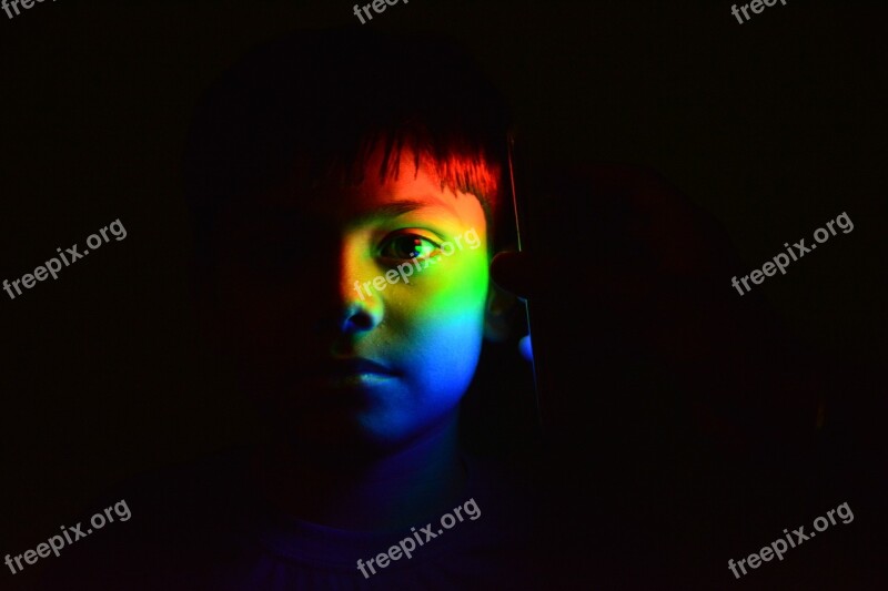 Portrait Lighting Model Face Dark