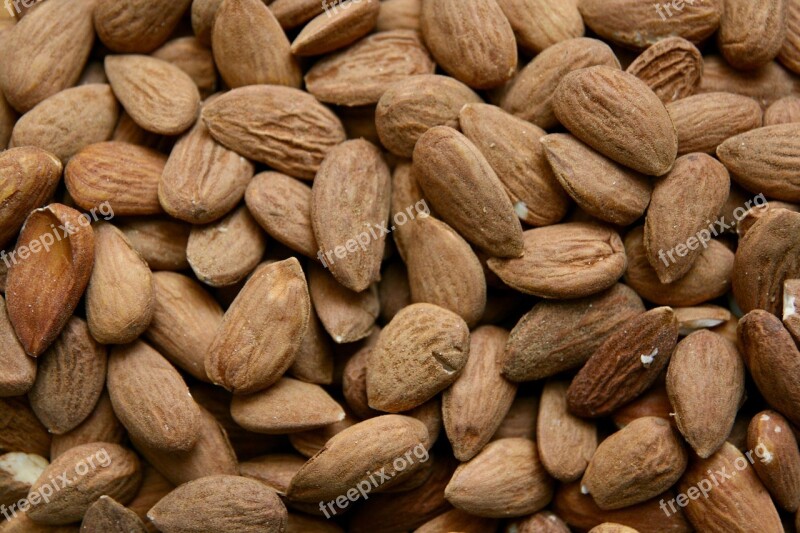 Almonds Food Bake Healthy Nuts