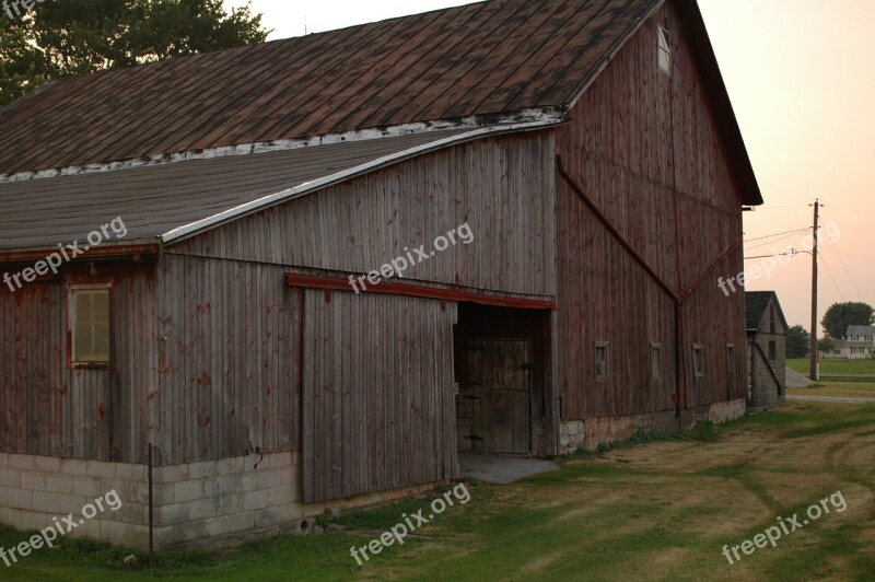 Barn Ohio Farm Rural Farms