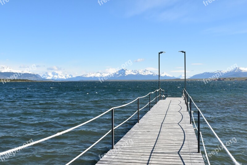 Patagonia Puerto Natales Water Chile Wassersteeg