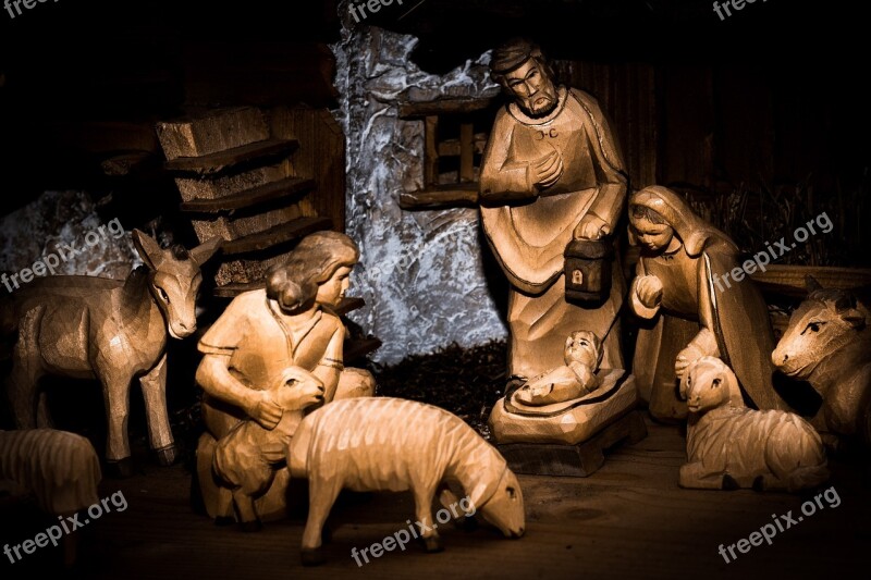 Crib Bethlehem Jesus Religion Christmas