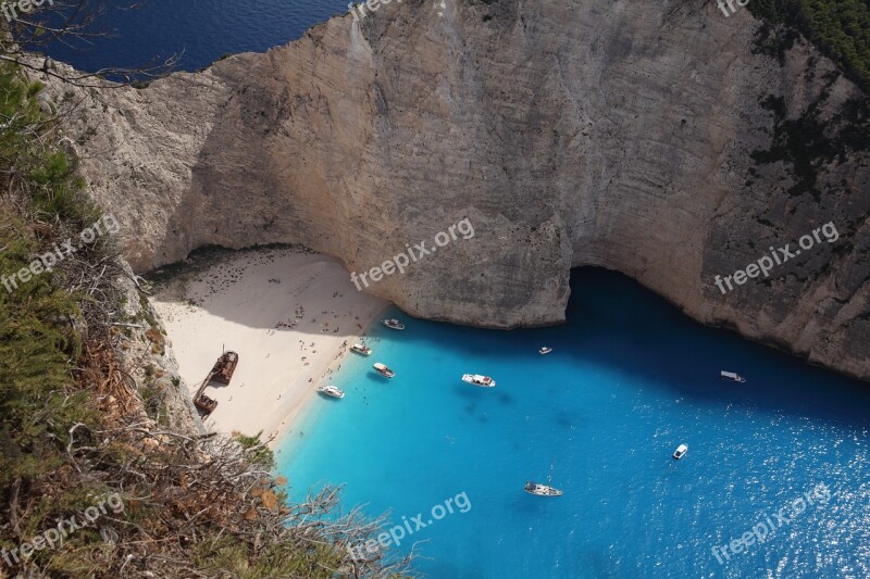 Navagio Beach Zakyntos Greece Free Photos