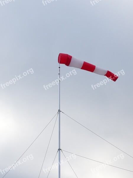 Wind Vane Wind Direction Sensor Wind Sky Grey