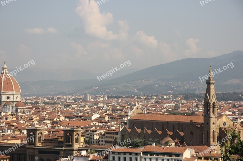 Italy Florence Architecture Observation Deck City