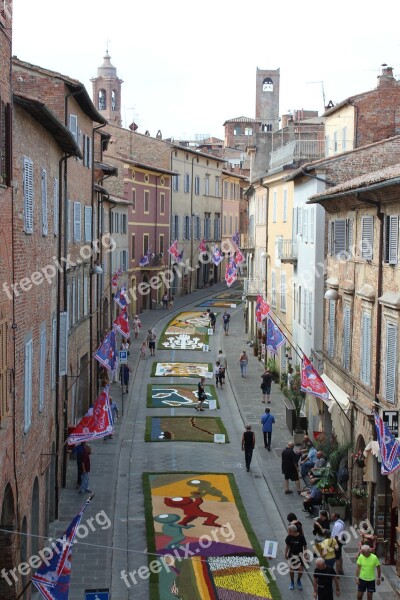 Umbria City The Church Infiorata