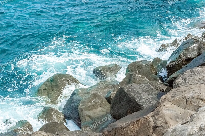 Sea Stones Beach Water Coast