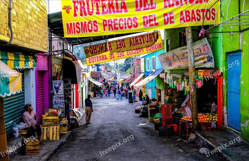 Market Street Mexico Color Fruit