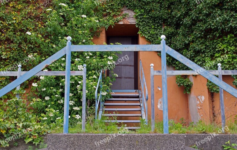 Stairs Railing Gradually Architecture Emergence