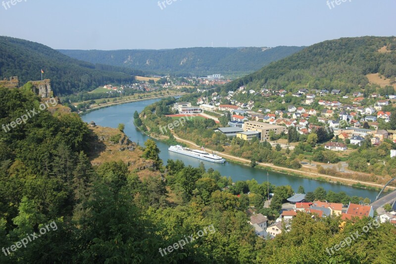 Germany Riedenburg Danube Bavaria Landscape