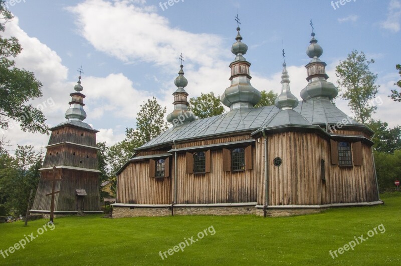 Bieszczady Orthodox Church Faith Poland Monument