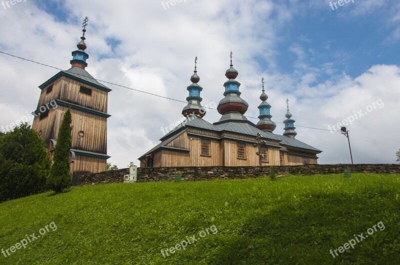 Bieszczady Orthodox Church Faith Poland Monument