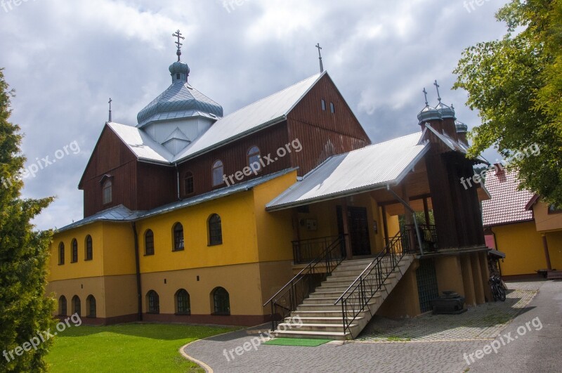 Bieszczady Orthodox Church Faith Poland Monument