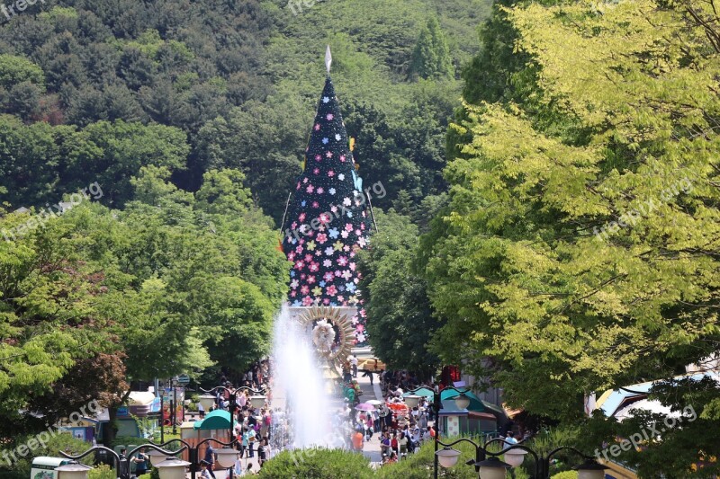 Amusement Park South Korea Everland Free Photos