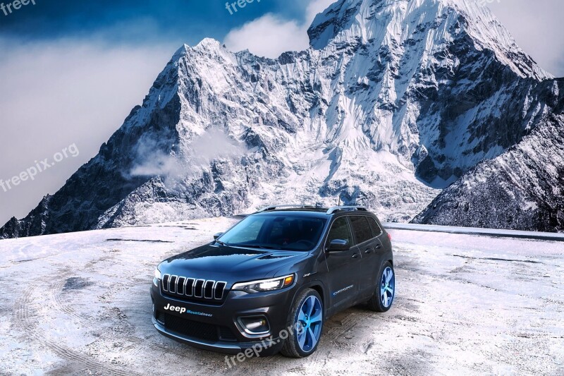 Car 4x4 Jeep Mountain Cherokee