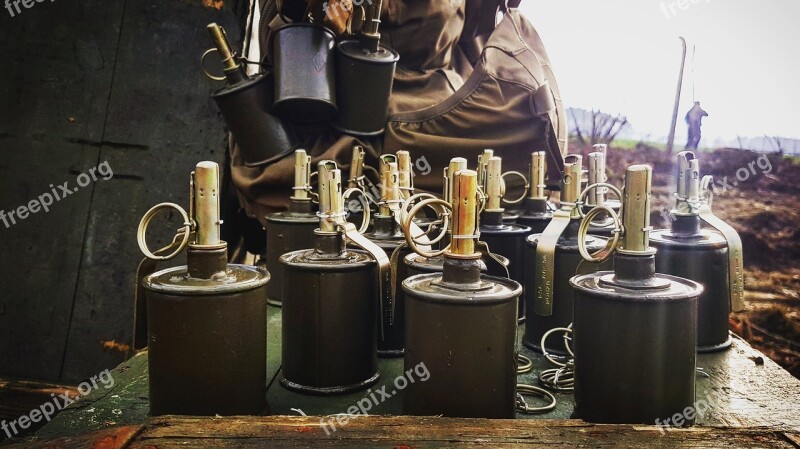 Grenades Shrapnel The War Safety Free Photos