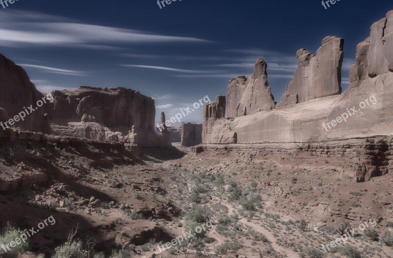 Arches Park American West Desert