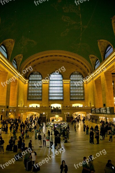 Train Station New York Railway Travel