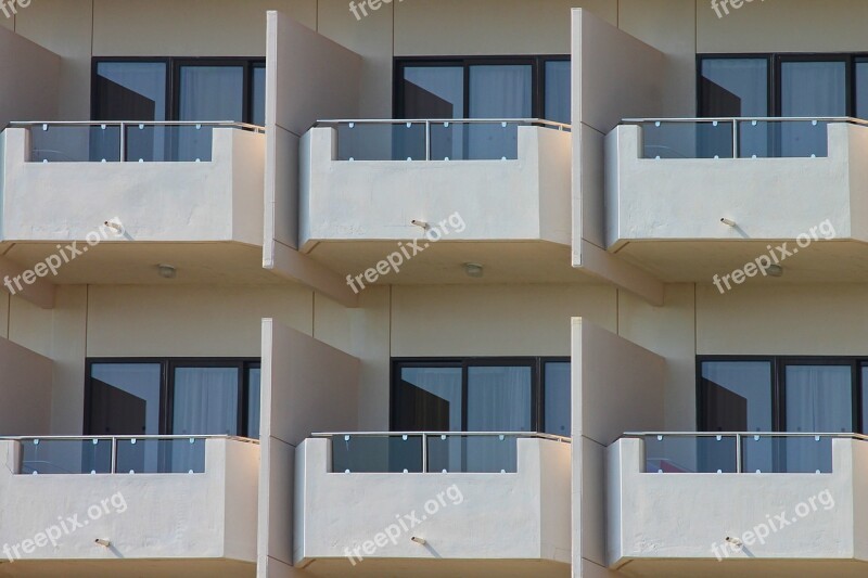 Balcony Hotel Architecture Building Facade