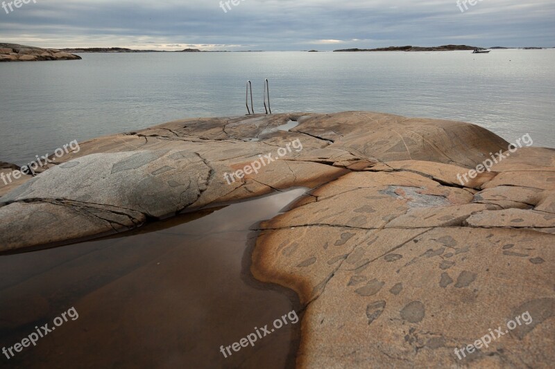 Westcoast Sweden Sea Himmel Water