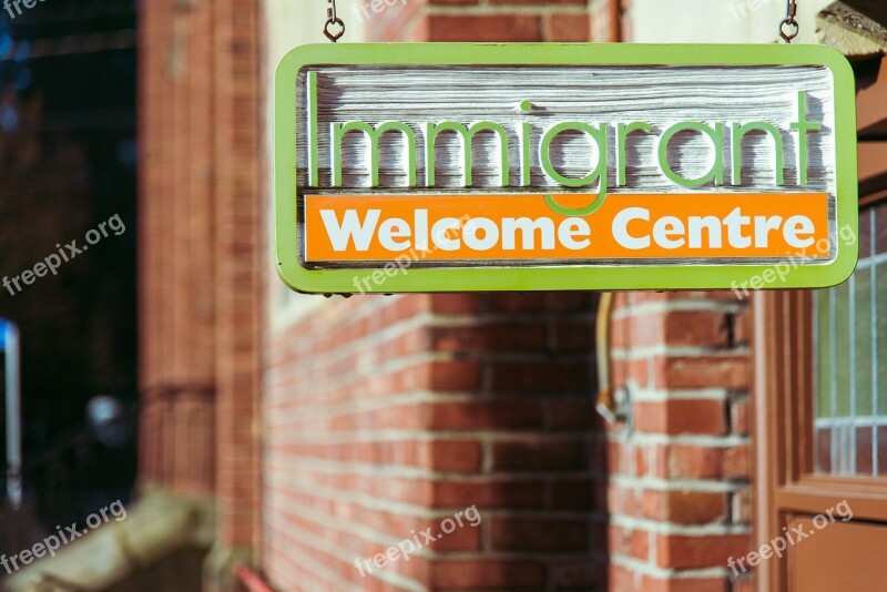 Immigrant Welcome Centre Door Entrance